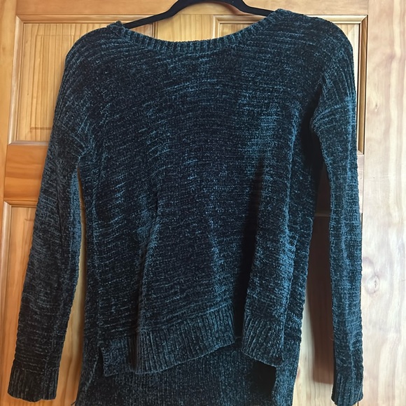 Dark green chenille sweater - Picture 1 of 2